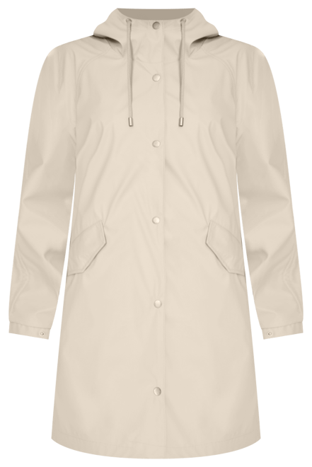 Women's Raglan Sleeve Rain Collar Jacket