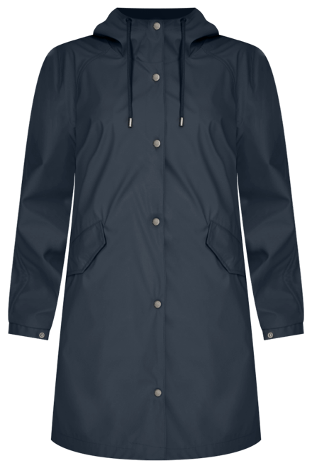 Women's Raglan Sleeve Rain Collar Jacket