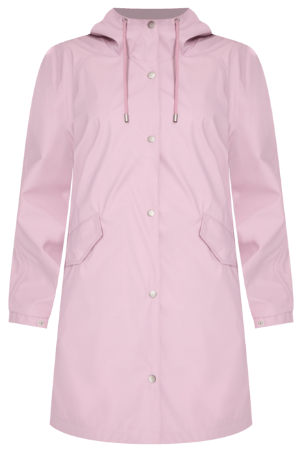 Women's Raglan Sleeve Rain Collar Jacket