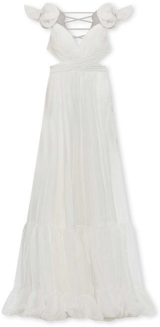 knee length dresses for ladies Gauze Maxi Dress