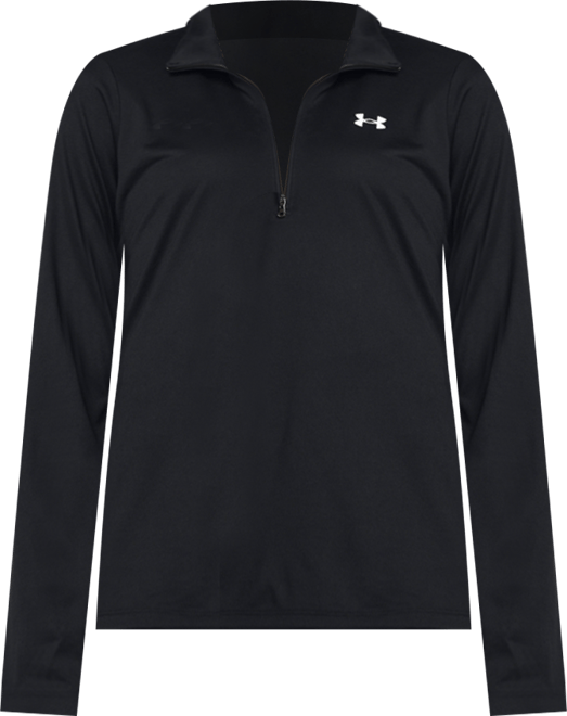 Women's Solid Tech Half-Zip Logo Top