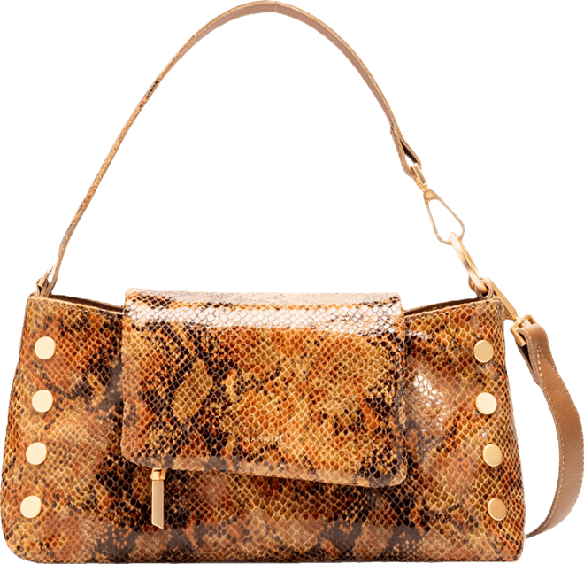 Hammit Vip Small High Shine Leather Satchel