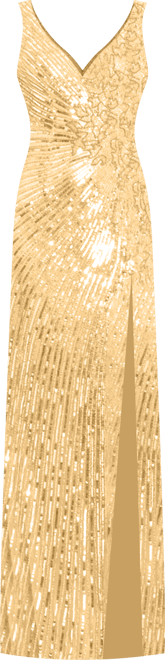 Women's Beaded Floral Sleeveless Gown