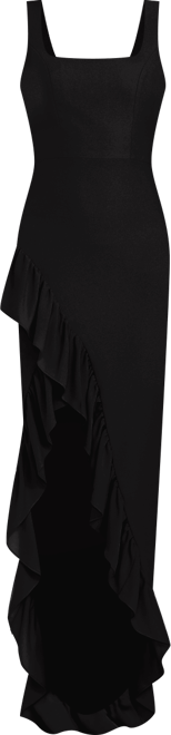 Women's Charlene Ruffled High-Low Gown