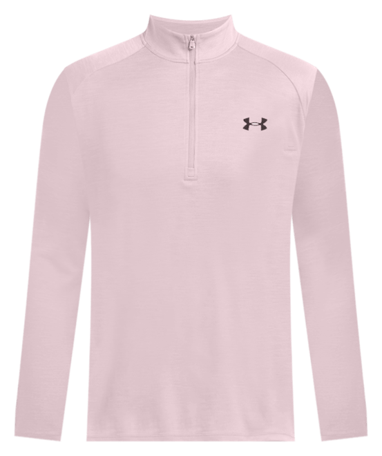 Tech Textured Shirt mit halbem Reißverschluss
