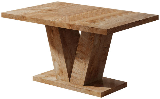 47-Inch Dining Table for 4, Black Kitchen Dinner Table with Heavy Duty Pedestal, Farmhouse Wooden Eating Table for Home, Dining Room, Small