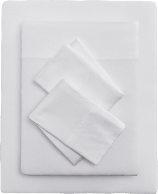 Jersey Cotton Blend 3-Pc. Sheet Set, Twin, Exclusively for Macy's