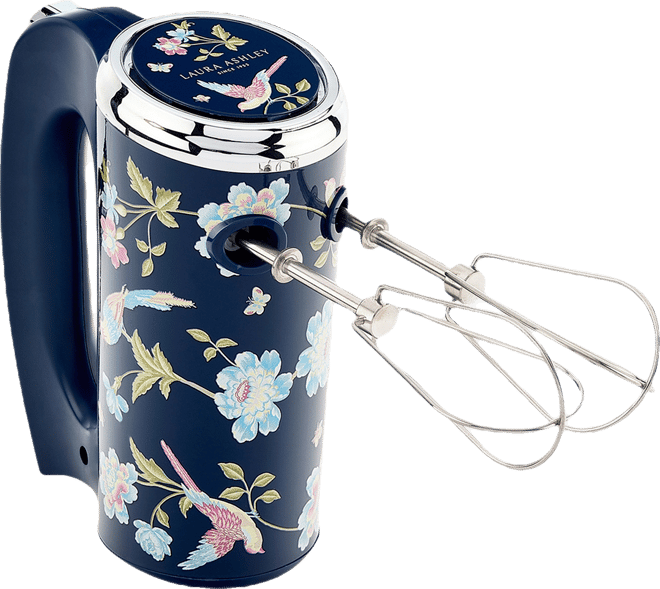 Floral-Print 5-Speed 300-Watt Hand Mixer