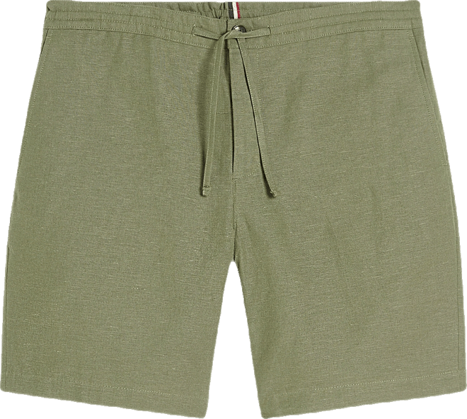 Men's Linen Cotton Drawcord Short