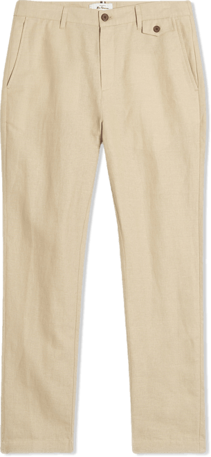 Men's Linen Cotton Trouser Pants