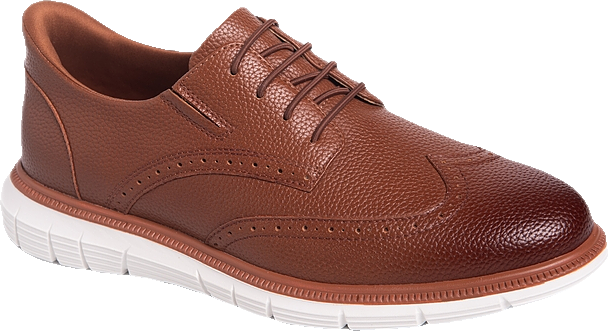 Hill Street Hands-Free Slip On Technology Leather Wingtip Oxfords