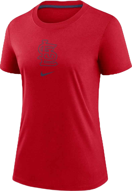 Women's Red St. Louis Cardinals Authentic Collection Early Work Tri-Blend T-Shirt