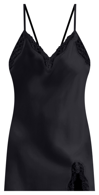 Women's Lace-Trim Satin Chemise, Exclusively at Macy's