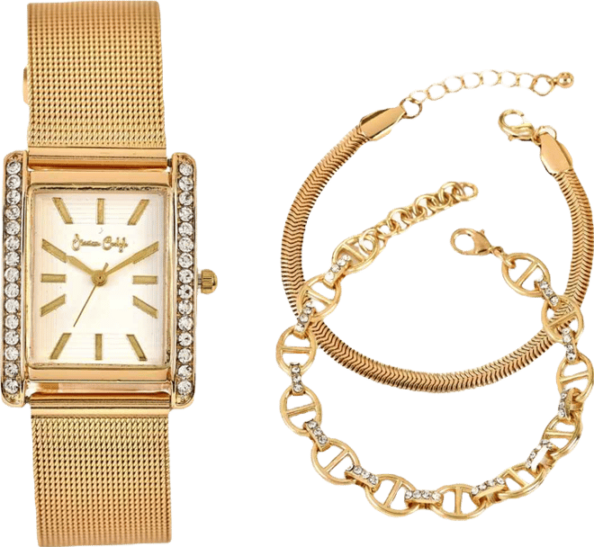Women's Gold Tone Metal Alloy Analog Watch, 23mm
