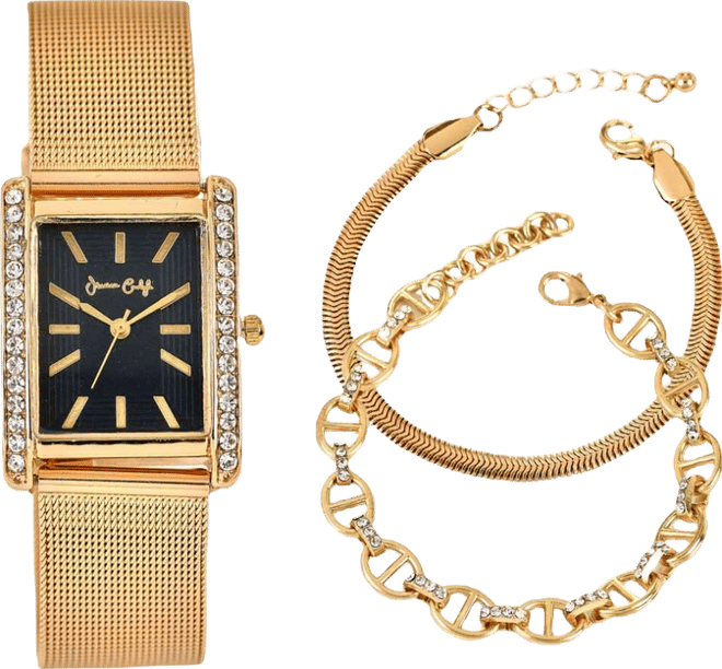 Women's Gold Tone Metal Alloy Analog Watch, 33mm