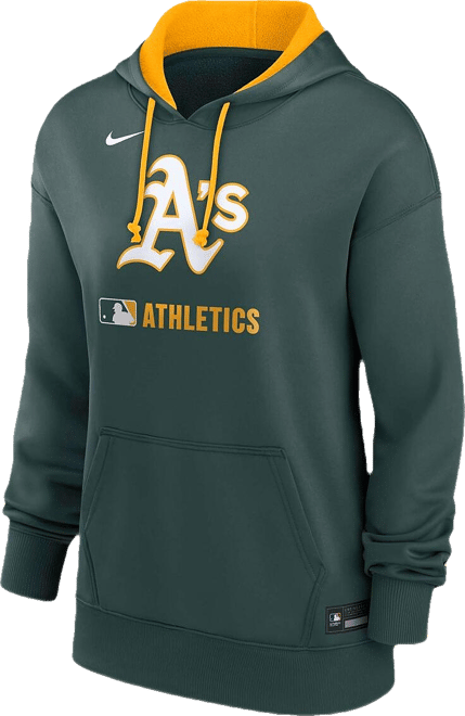 Women's Green Athletics Authentic Collection Performance Pullover Hoodie