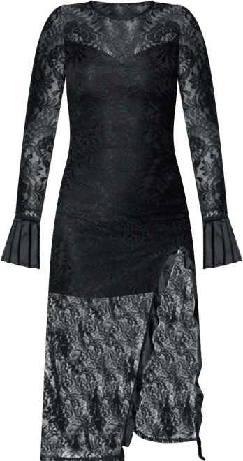 Women's Slit Lace Dress