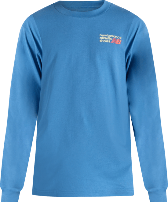 New Balance Heren Athletics Premium Back Logo Long Sleeve