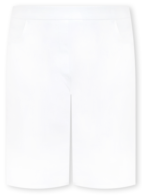 Alfred Dunner Classics Womens Mid Rise Stretch Fabric Bermuda Short