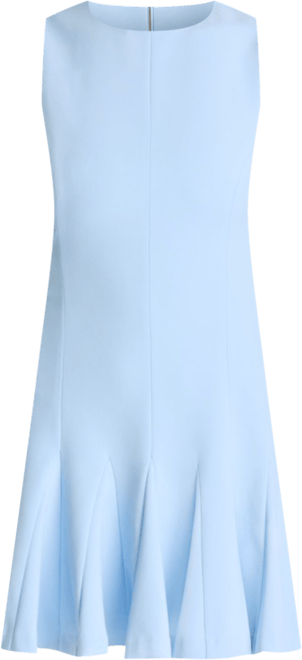Alice and Olivia Isa Sleeveless Seamed Flare Mini Dress