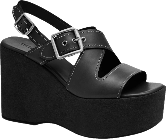COACH Women's Archival Buckled Platform Sandals | Bloomingdale's