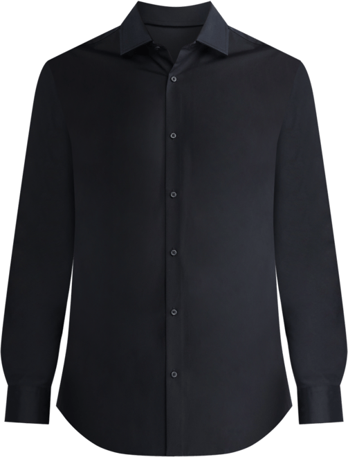 Men's Slim Fit Supima Stretch Long Sleeve Button-Front Shirt