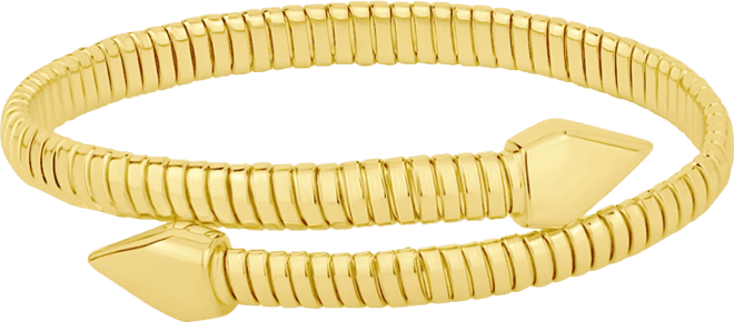 Cubic Zirconia Flexible Stretch Bypass Bracelet