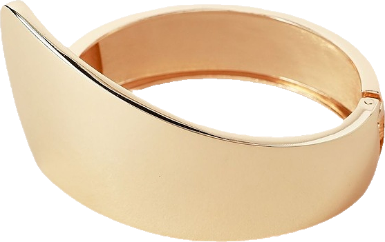 Chunky Bangle in Gold