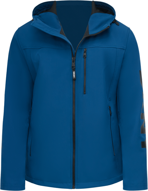 Men's Zip-Front Hooded Logo Jacket