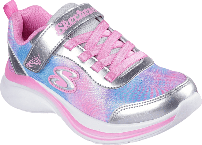 Little Girls Aloha Dream Fastening Strap Casual Sneakers From Finish Line