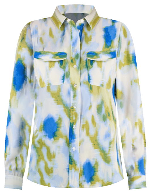 売れ筋商品|||バースリー カットソー トップス レディース Women's Watercolor-Print Blouse, Exclusively at Macy's Bar White Multi Bar III Women's Watercolor-Print Blouse, Exclusively at