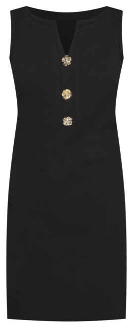 Women's Notch-Neck Sleeveless Knee length Dress