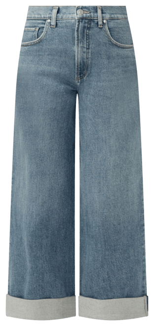 Women's Be Easy High Rise Cropped Wide Leg Jeans