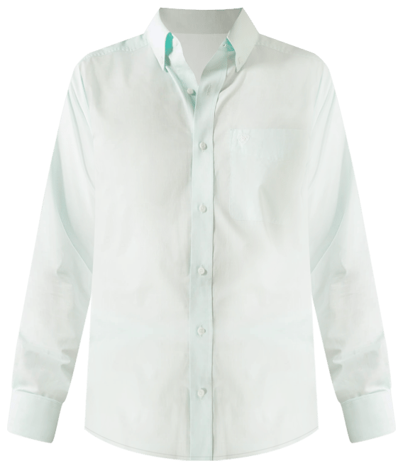 Men's Solid Slub Classic Fit Shirt