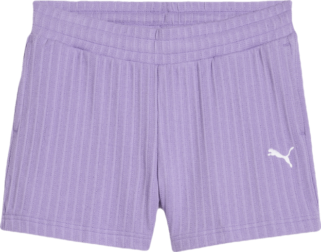 PUMA WARDROBE ESSENTIALS Women's 4" Pointelle Shorts