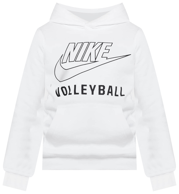 Nike Sudadera con gorro sin cierre de vóleibol para niños talla grande