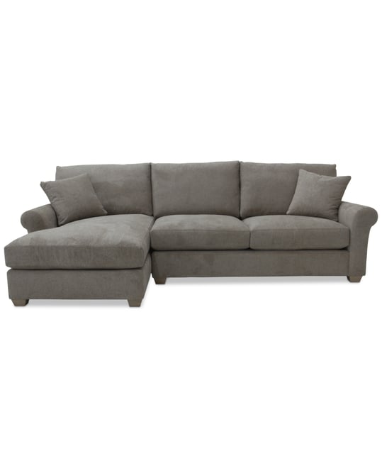 Reiter 2-Pc. Fabric Sectional Sofa, Exclusively at Macy's