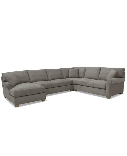 Reiter 4-Pc. Fabric Sectional Sofa, Exclusively at Macy's