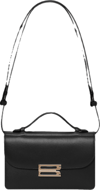 Jumbo Frame Belt In Navy Leather – Victoria Beckham Inc