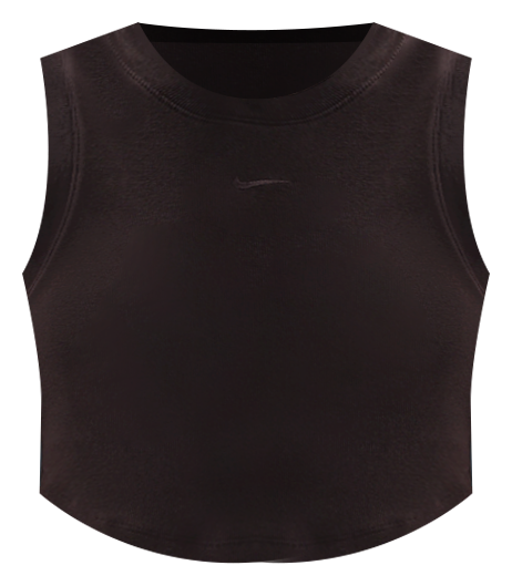 Nike Sportswear Chill Knit Débardeur court ajusté côtelé pour femme