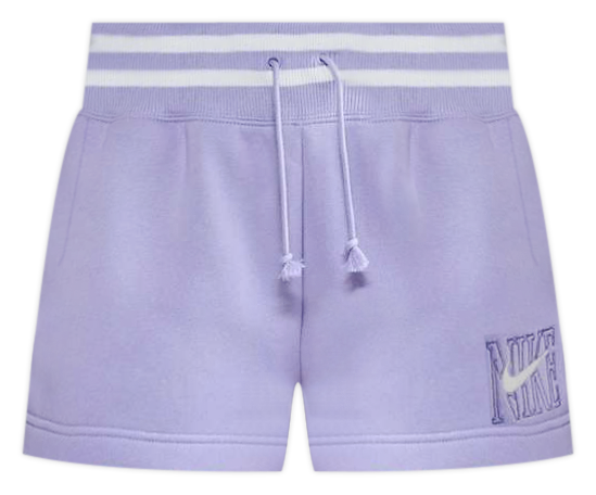 Nike Sportswear Phoenix Fleece Shorts con gráfico de tiro alto holgados para mujer