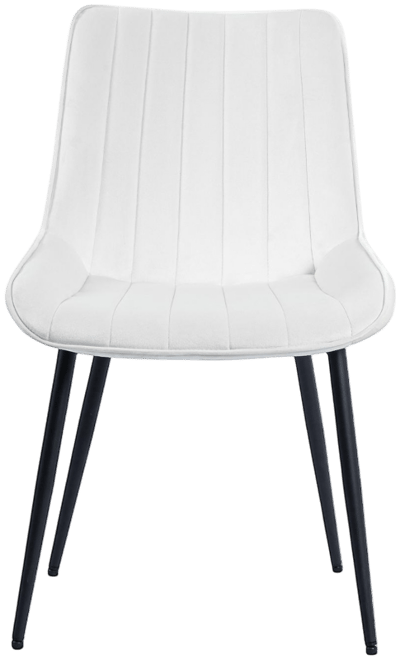 Mid Century Dining Chairs, Upholstered Metal Side Chair, Tufted Velvet Kitchen Chairs, Set of 4