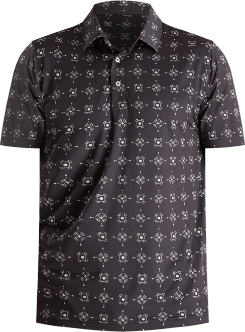 Men's The Bandanarama Short Sleeve Printed Polo Shirt