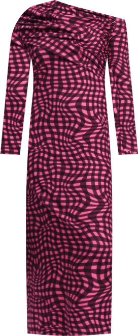 Women's Psychedelic checkered dress