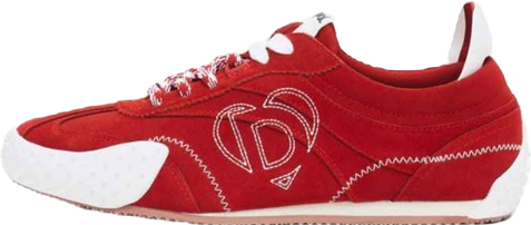 Women's Retro sneaker tongue