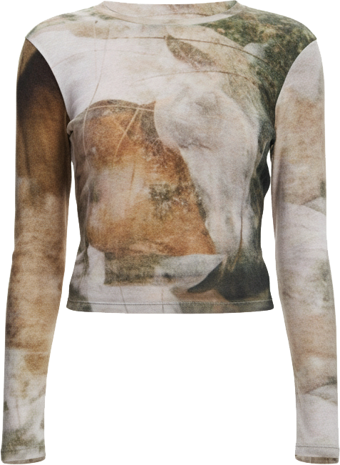 Women's High-neck horse T-shirt