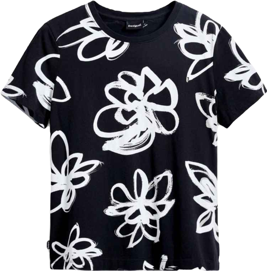 Women's Large flower T-shirt