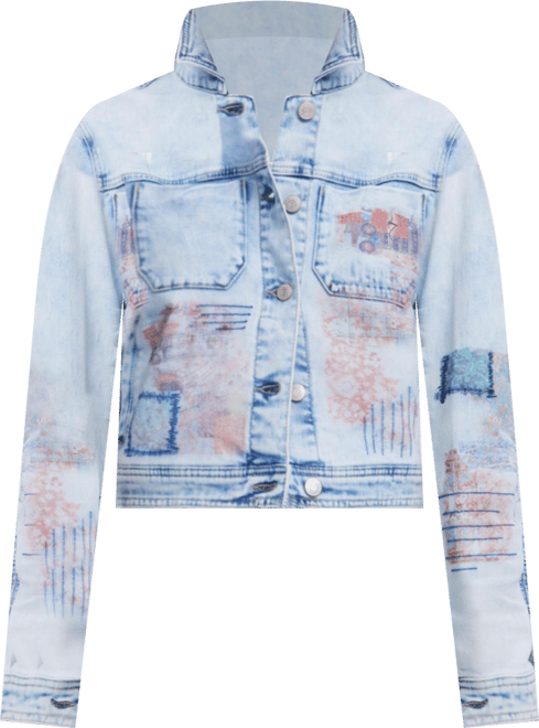 Women's Denim jacket with patches