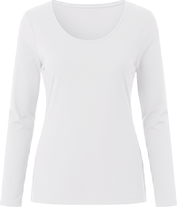 Women's Long-Sleeve Scoop-Neck Top