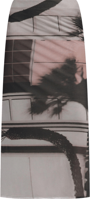 Women's Straight tulle skirt